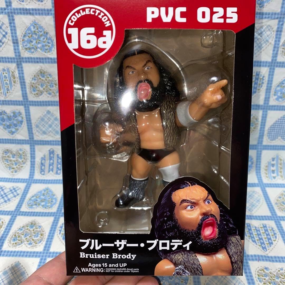 ブルーザーブロディ　ポピー　プロレス　ソフビ　wwf  wwe ブルーザーブロディ ポピー プロレス ソフビ wwf wwe 16dソフビ